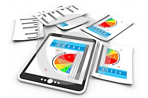 Business reports graph