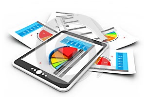 Business reports graph