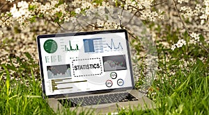 Business Research Data Economy Statistics Concept