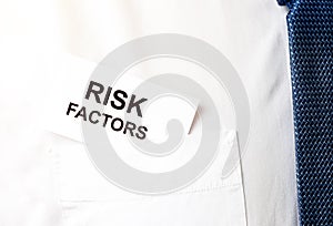 Business risk factors, inscription, concept