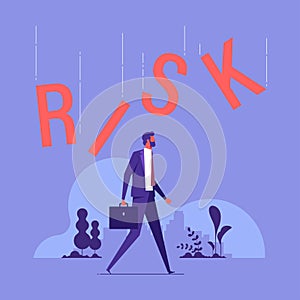 Business risk or mistake or failure concept