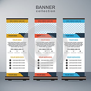 business roll up banner for all company