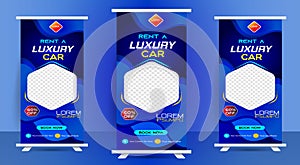 Business Roll Up display, Standee Design Banner, Corporate digital Roll Up Banner, Modern Vector Banner, x-stand Banner, exhibitio