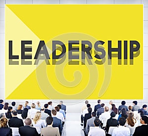 Business Seminar Conference Lead Leadership Concept