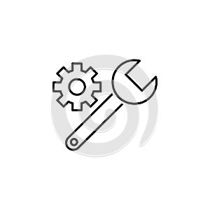 business seo, content line icon. Teamwork at the idea. Signs and symbols can be used for web, logo, mobile app, UI, UX
