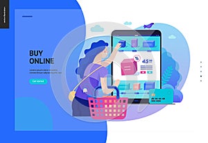 Business series - buy online shop web template