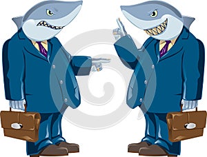 Business shark