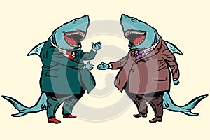 Business shark deal negotiations