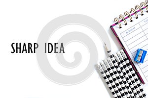 Business, sharp ideas concept