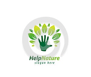Help nature design logo