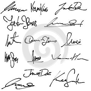 Business signatures