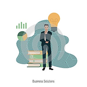 Business solutions concept