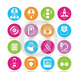 Business start up icons