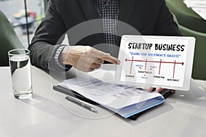 Business Start Up Process Meeting Icon