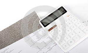 Business startup analysis summary report and using a calculator to calculate the numbers