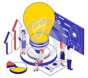 Business Startup Conceptual Illustration