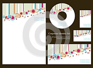 Business stationery set