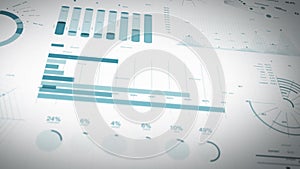 Business Statistics, Market Data And Infographics Layout