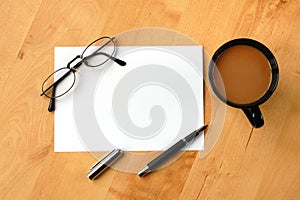 Business still life with copyspace photo