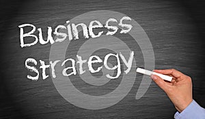 Business Strategy Chalkboard