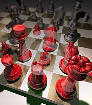 Business Strategy Chess Game