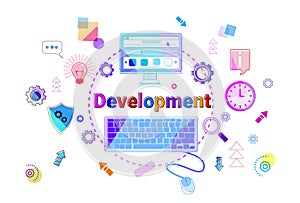 Business Strategy Development Concept Project Planning Banner