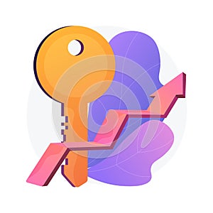 Business strategy planning vector concept metaphor.