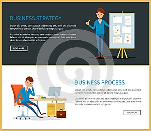 Business Strategy Presentation with Charts Data