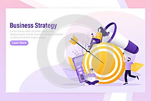 Business strategy target, great design for any purposes. Flat isometric vector illustration. Digital marketing