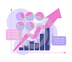 Business success - graphic data