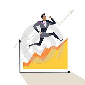 Business Success Vector Concept in Flat Design,