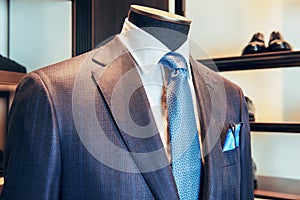 Business suit on a mannequin