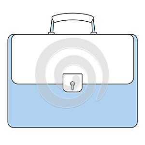 Business suitcase icon Vector