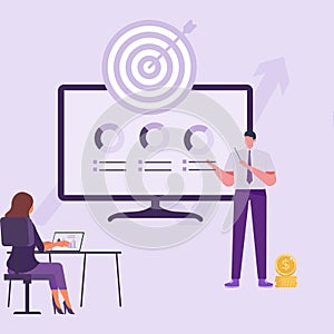 Business target Illustration