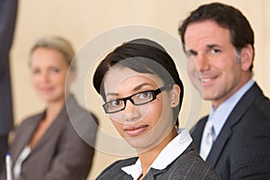 Business team in boardroom