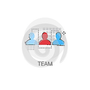 Business Team Colleagues Teamwork Human Resouces Icon photo