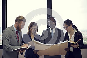 Business Team Corporate Organization Working Concept