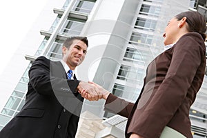 Business Team Handshake