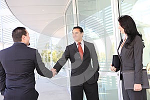 Business Team Handshake