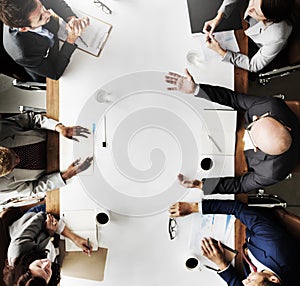 Business Team Meeting Planning Strategy Concept