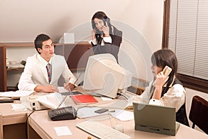 Business team at office photo