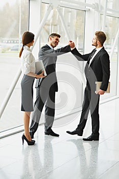 Business Team. Successful Business Partner Shaking Hands in the
