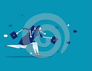 Business teamwork. Concept business vector illustration.