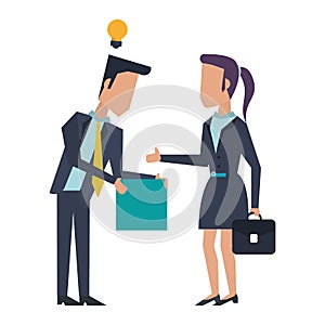 Business teamwork workers avatar