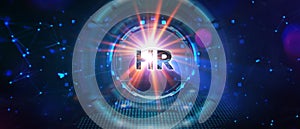 Business, Technology, Internet and network concept. Human Resources HR management concept