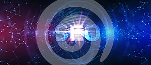 Business, Technology, Internet and network concept. SEO Search engine optimization marketing ranking