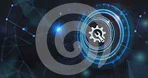 Business, Technology, Internet and network concept. Technical support customer service