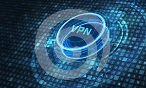 Business, Technology, Internet and network concept. VPN network security internet privacy encryption concept