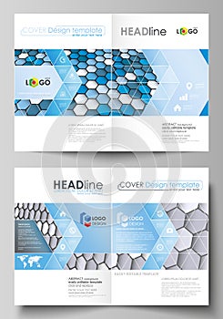 Business templates for bi fold brochure, magazine, flyer or report. Cover design template, vector layout in A4 size