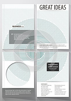 Business templates for brochure, flyer, report. Cover design template, abstract vector layout in A4 size. Minimalistic